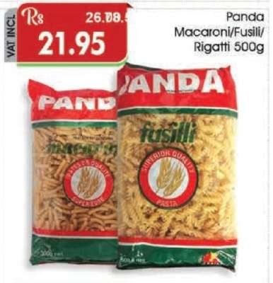 Panda Macaroni/Fusilli/Rigatti 500g