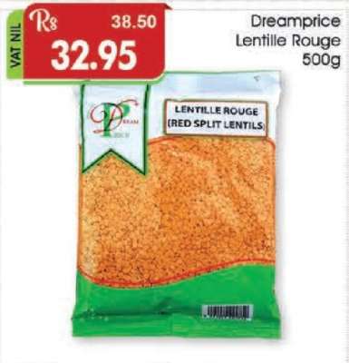 Dreamprice Lentille Rouge 500g