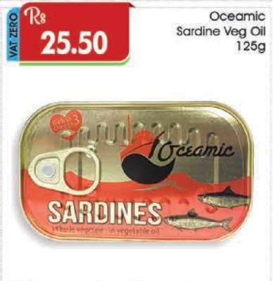 Oceanic Sardine Veg Oil 125g