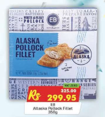 EB Allaska Pollock Fillet 350g