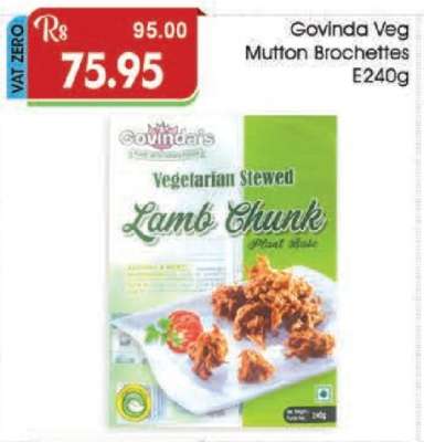 Govinda Veg Mutton Brochettes