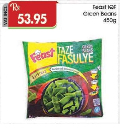 Feast IQF Green Beans 450g