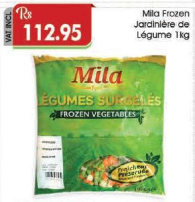Mila Frozen Jardinière de Légume 1kg
