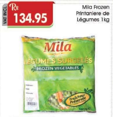 Mila Frozen Printaniere de Légumes 1kg
