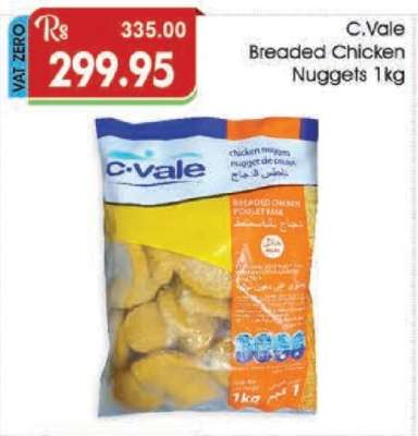 C.Vale Breaded Chicken Nuggets 1kg