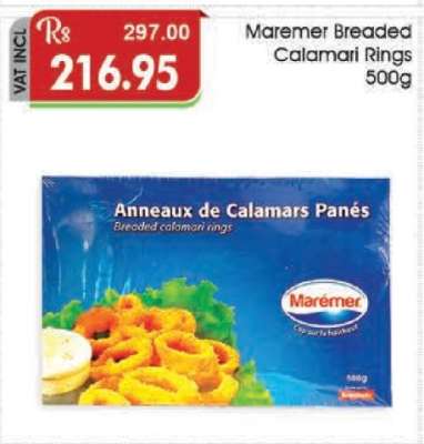 MAREMER BREADED CALAMARI RINGS 500G