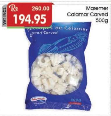 Maremer Calamar Carved 500g