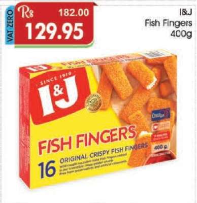 I&J FISH FINGERS 400G