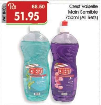 Crest Vaisselle Main Sensible 750ml (All Refs)