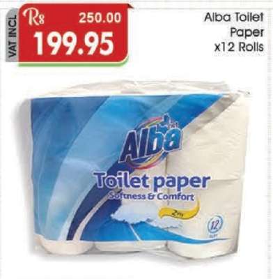 Alba Toilet Paper x12 Rolls