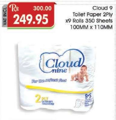 Cloud 9 Toilet Paper 2Ply
