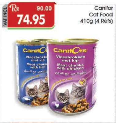 Canifor Cat Food 410g (4 Refs)