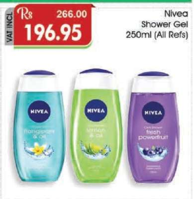 Nivea Shower Gel 250ml (All Refs)