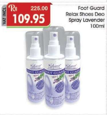 Foot Guard Relax Shoes Deo Spray Lavender 100ml