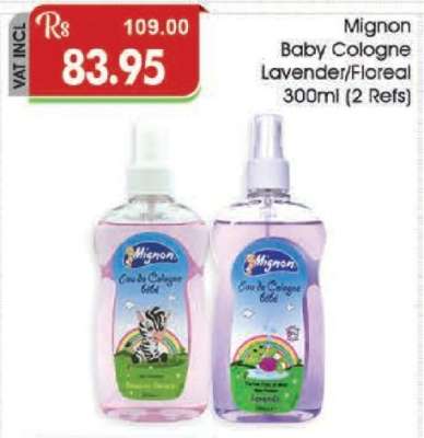 Mignon Baby Cologne Lavender/Floreal 300ml (2 Refs)
