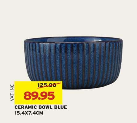 CERAMIC BOWL BLUE