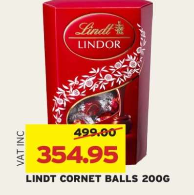 LINDT CORNET BALLS 200G