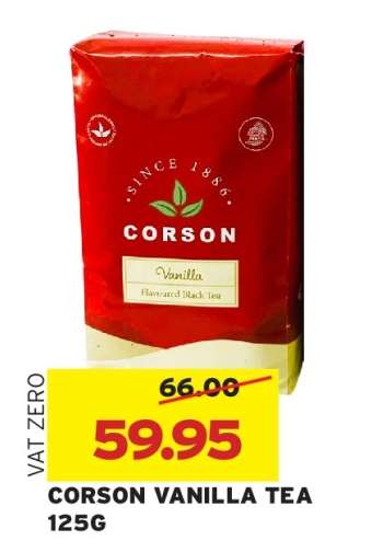 CORSON VANILLA TEA 125G