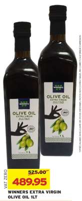 WINNERS EXTRA VIRGIN OLIVE OIL 1LT