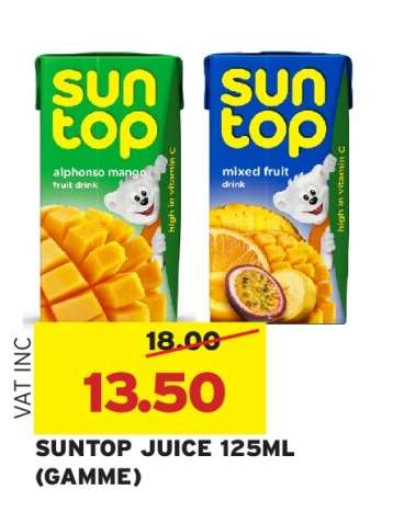 Suntop Juice 125ml (Gamme)