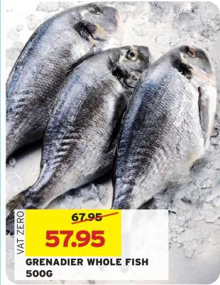 GRENADIER WHOLE FISH 500G