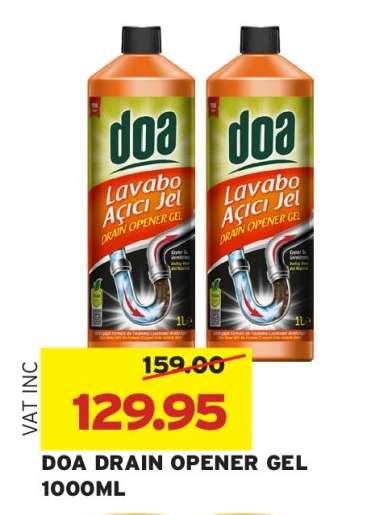 DOA DRAIN OPENER GEL 1000ML