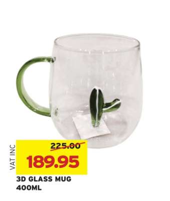 3D GLASS MUG