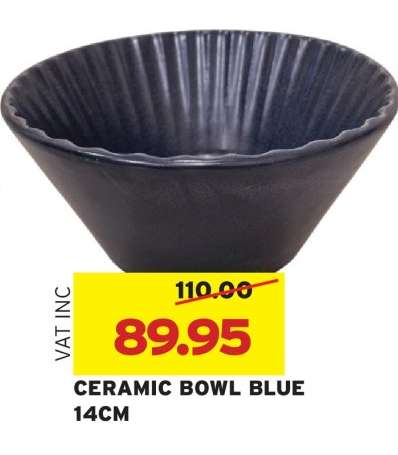 CERAMIC BOWL BLUE