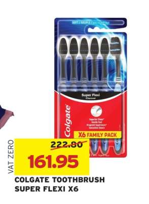 COLGATE TOOTHBRUSH SUPER FLEXI X6