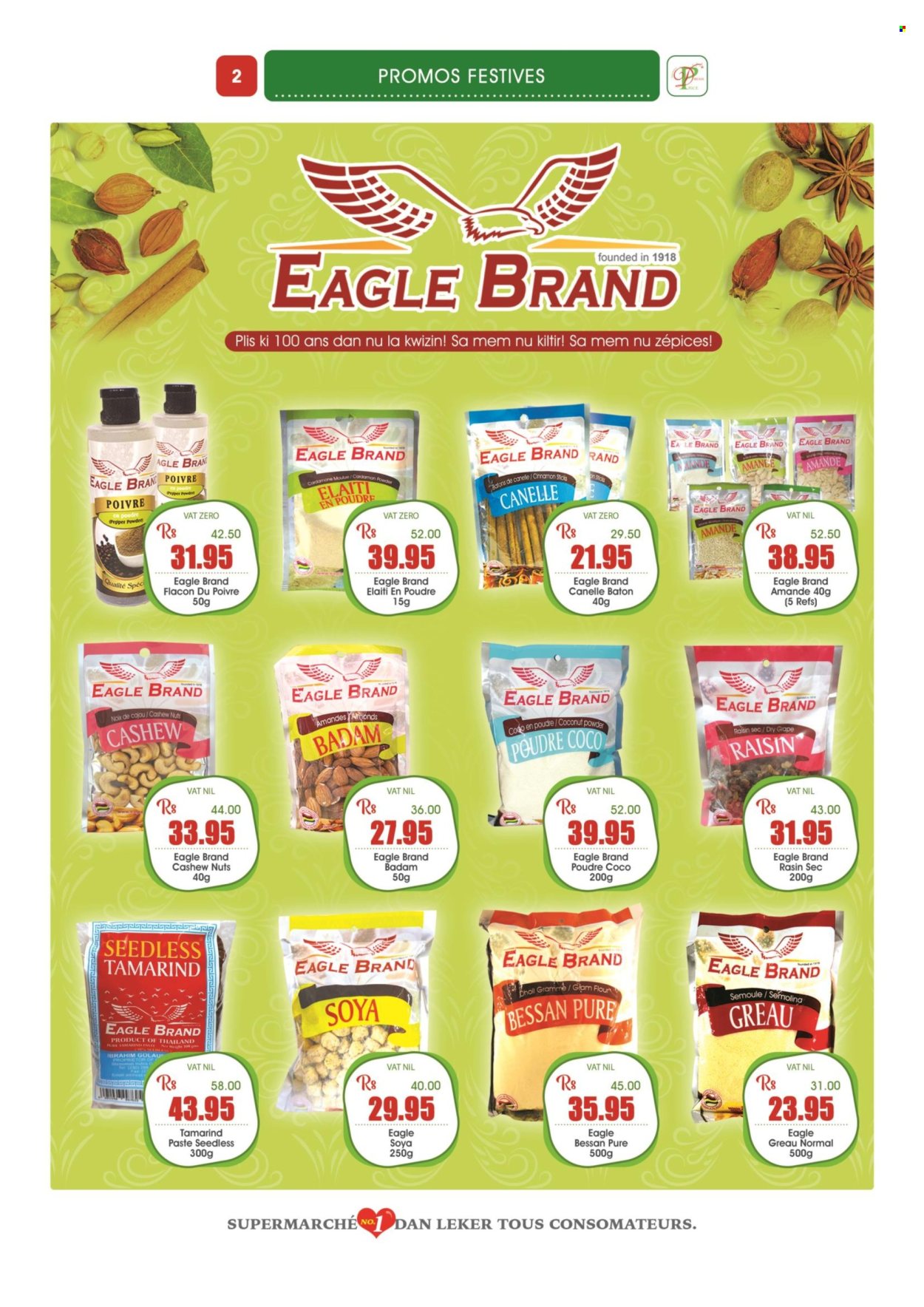 thumbnail - Dreamprice Catalogue - 15.10.2022 - 13.11.2022 - Sales products - coconut, flour, tamarind, rice, pepper, cinnamon, almonds, cashews. Page 2.