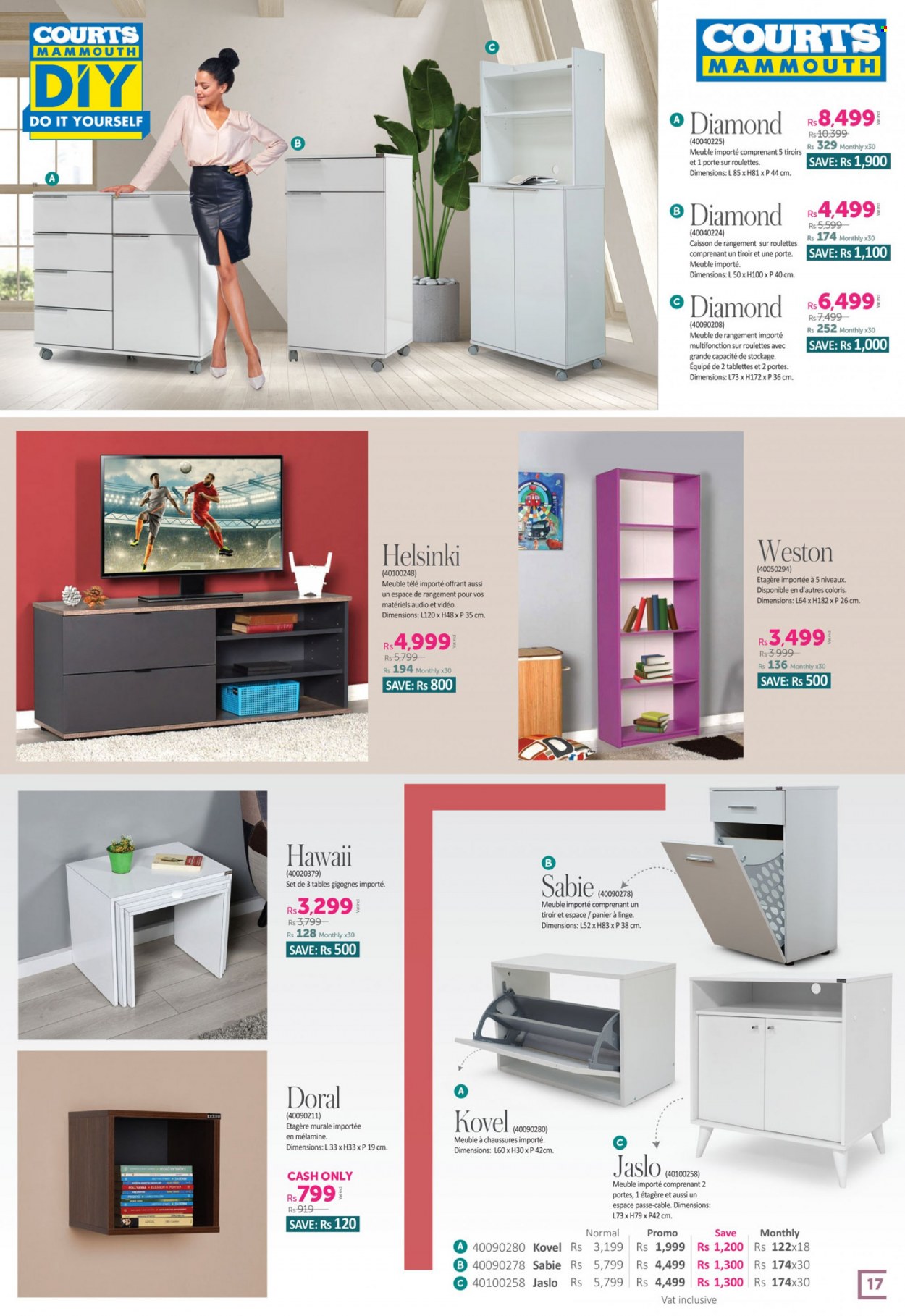 Courts Mammouth Catalogue - 9.05.2022 - 9.06.2022 - Sales products - table. Page 17.