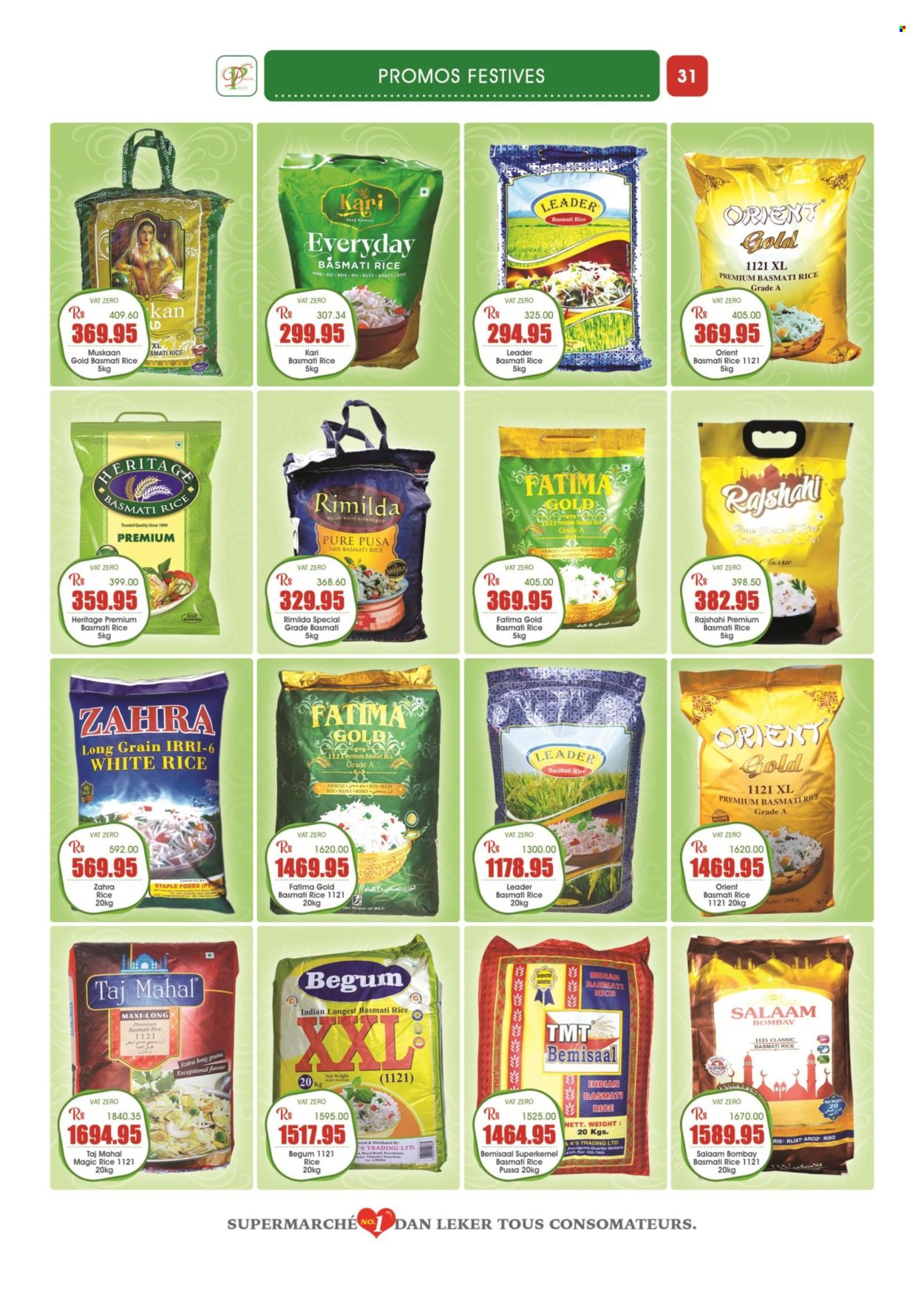 thumbnail - Dreamprice Catalogue - 15.10.2022 - 13.11.2022 - Sales products - basmati rice, rice, white rice. Page 31.