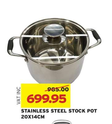 STAINLESS STEEL STOCK POT
