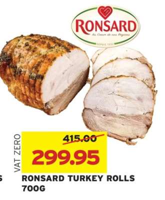 RONSARD TURKEY ROLLS
