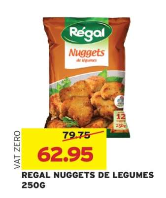 REGAL NUGGETS DE LEGUMES 250G