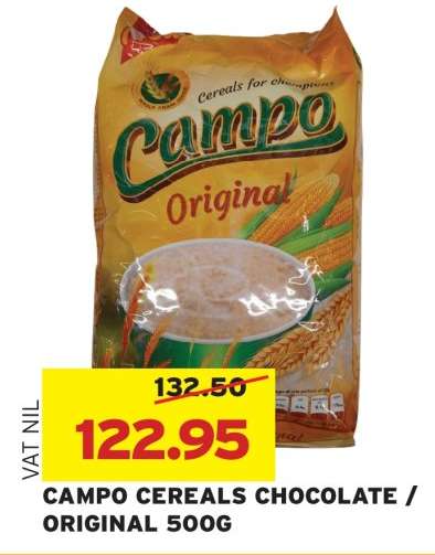 CAMPO CEREALS CHOCOLATE / ORIGINAL 500G
