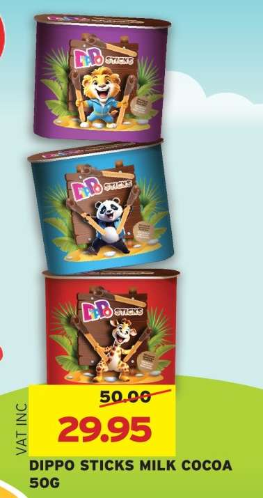 DIPPO STICKS MILK COCOA