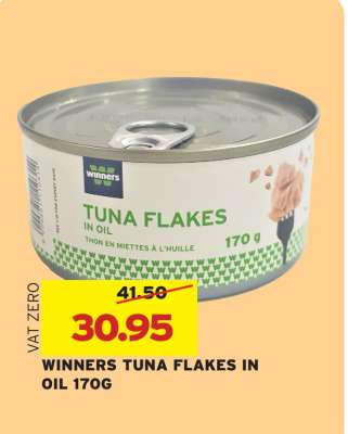 WINNERS TUNA FLAKES IN OIL 170G
