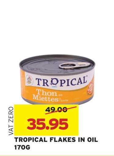 Tropical Flakes in Oil 170g