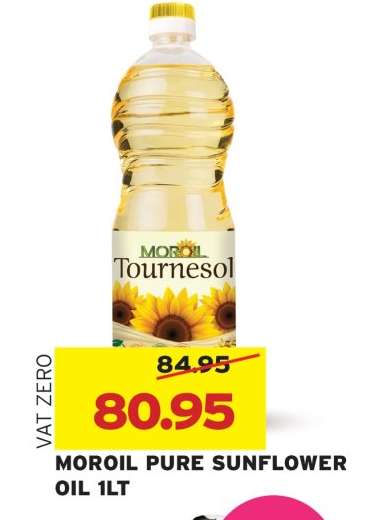 MOROIL PURE SUNFLOWER OIL 1LT