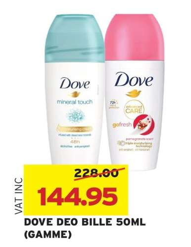 DOVE DEO BILLE 50ML (GAMME)