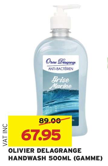 OLIVIER DELAGRANGE HANDWASH 500ML (GAMME)