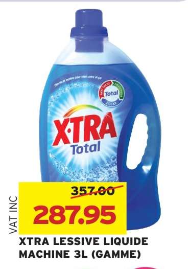 XTRA LESSIVE LIQUIDE MACHINE 3L (GAMME)