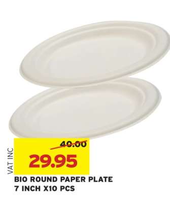 BIO ROUND PAPER PLATE