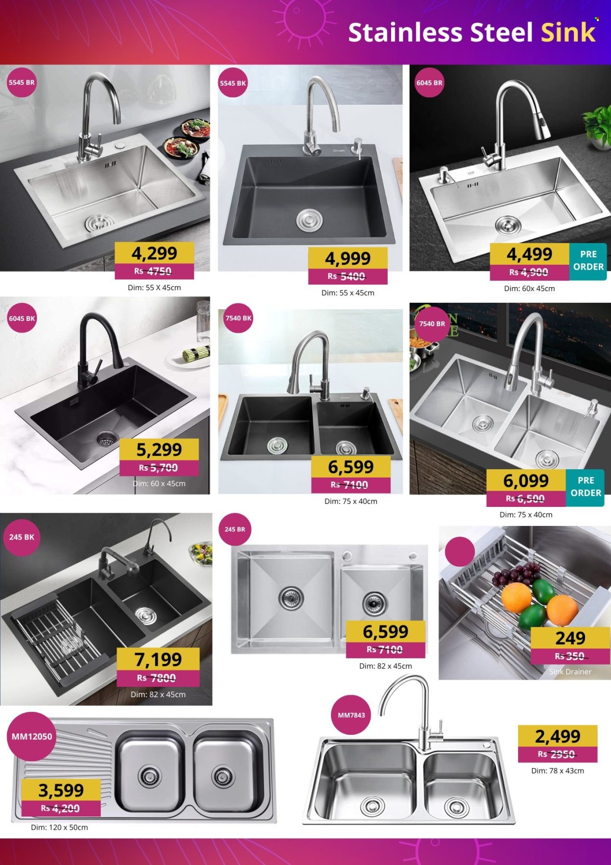 thumbnail - Lovely Home Catalogue - 16.10.2022 - 6.11.2022 - Sales products - sink, stainless steel sink. Page 13.