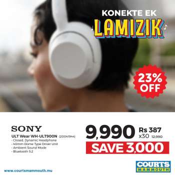 thumbnail - Courts Mammouth catalogue - Lamizik