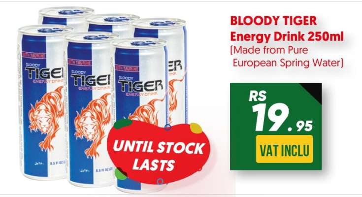BLOODY TIGER Energy Drink 250ml