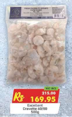 Excellent Crevette 60/80 500g