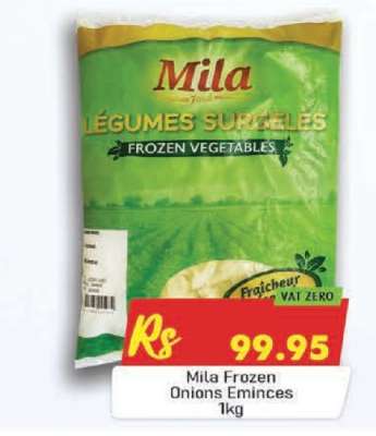 Mila Frozen Onions Eminces 1kg