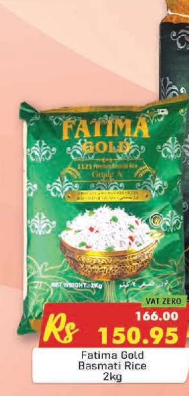 Fatima Gold Basmati Rice 2kg